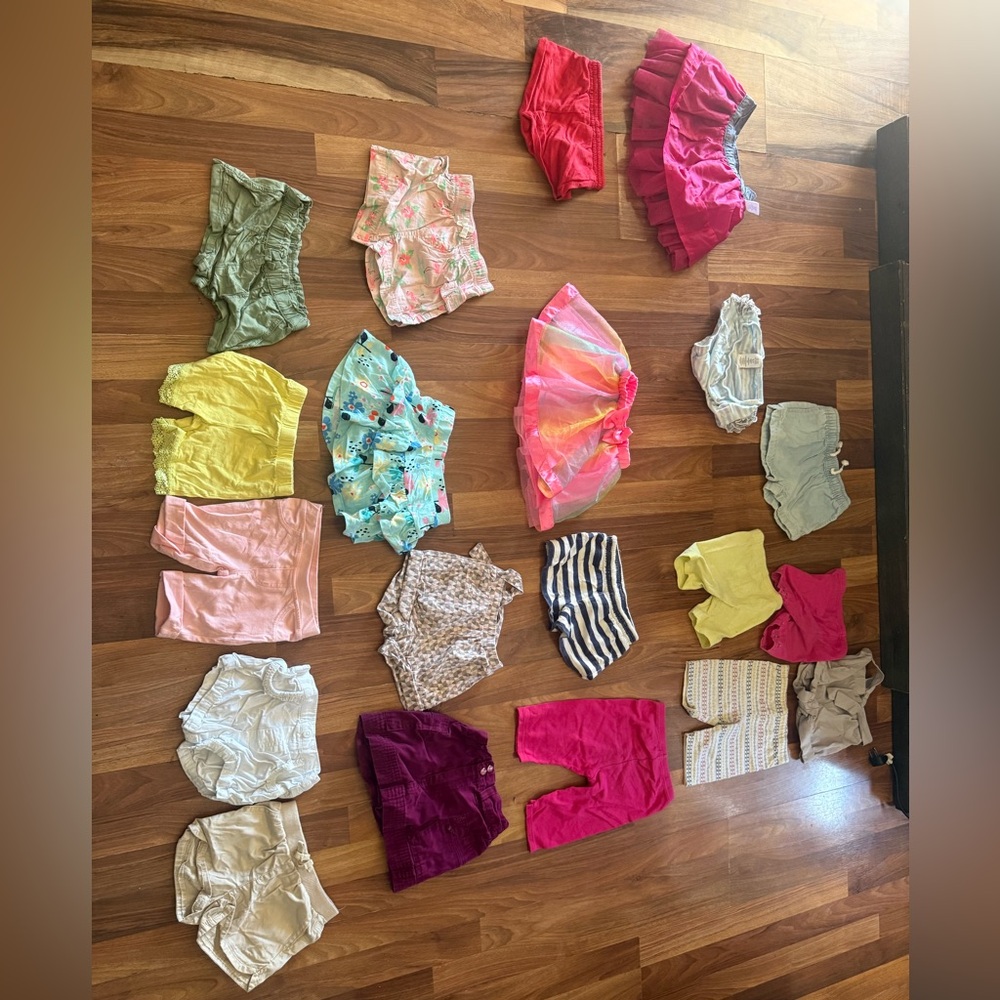 24M/2T girls skirts and shorts